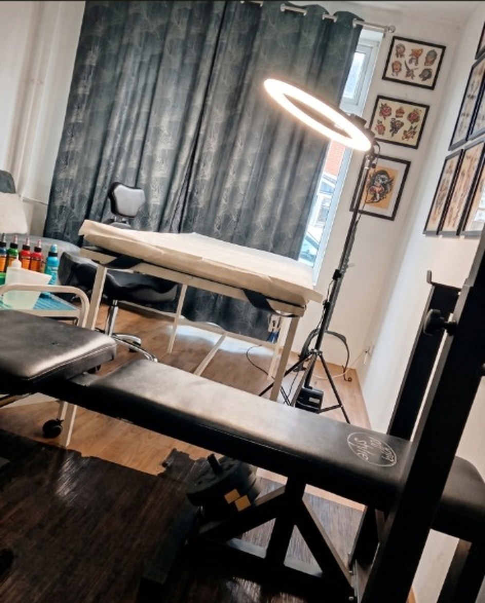 Interiér studia fany tattoo
